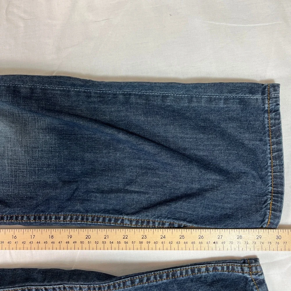 Levi's 514 Straight Fit Jeans Mens 33x30 Blue Excellent Mid Wash Denim Pants